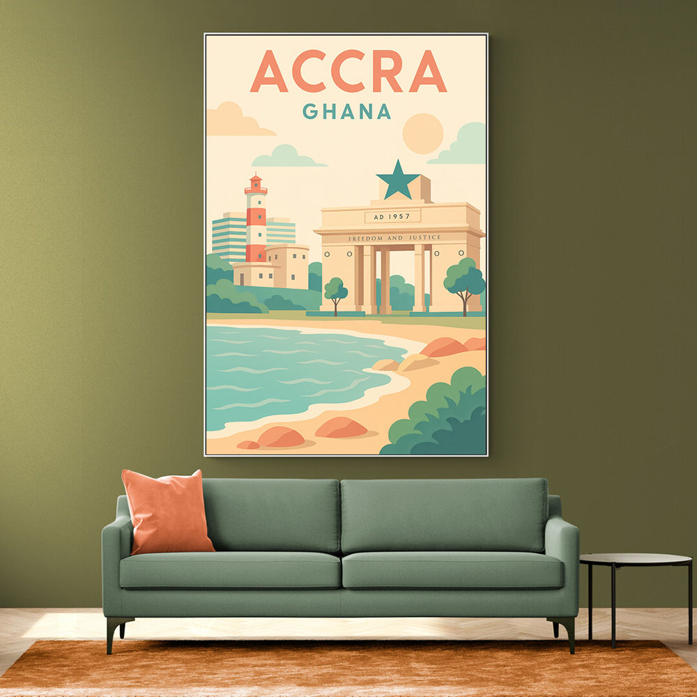 Accra Travel Poster Accra Travel Poster