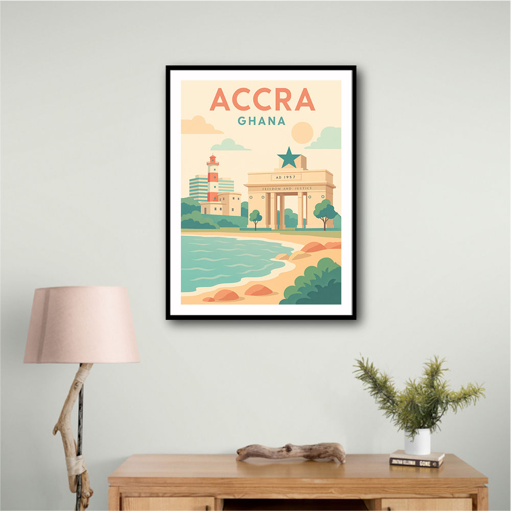 Accra Travel Poster Accra Travel Poster