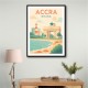 Accra Travel Poster Accra Travel Poster