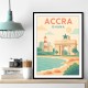 Accra Travel Poster Accra Travel Poster