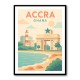 Accra Travel Poster Accra Travel Poster