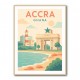 Accra Travel Poster Accra Travel Poster