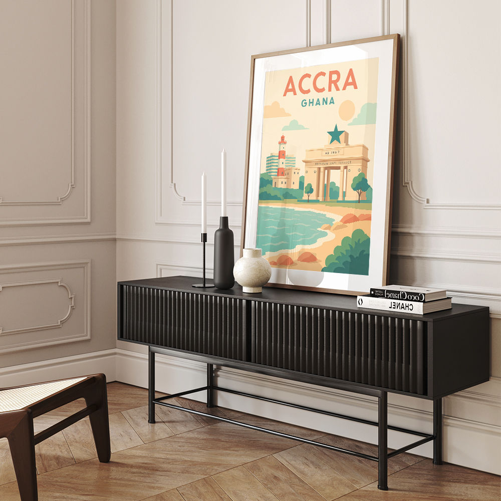 Accra Travel Poster Accra Travel Poster