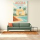 Accra Travel Poster 1 Accra Travel Poster 1