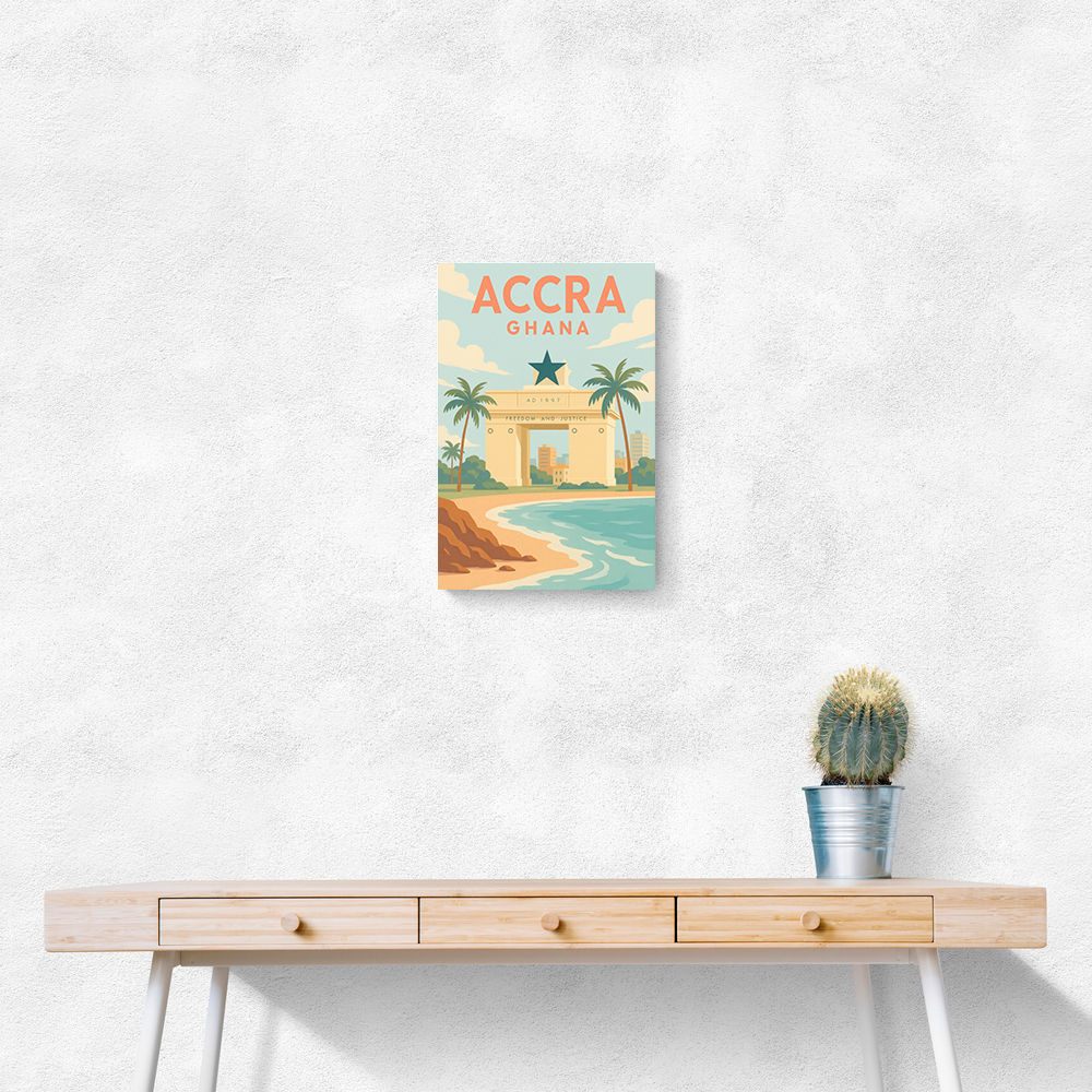 Accra Travel Poster 1 Accra Travel Poster 1
