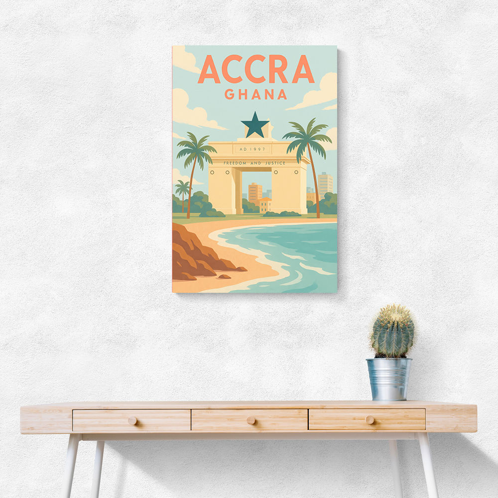 Accra Travel Poster 1 Accra Travel Poster 1