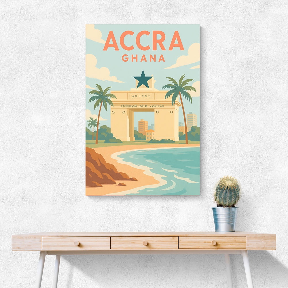 Accra Travel Poster 1 Accra Travel Poster 1