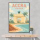 Accra Travel Poster 1 Accra Travel Poster 1