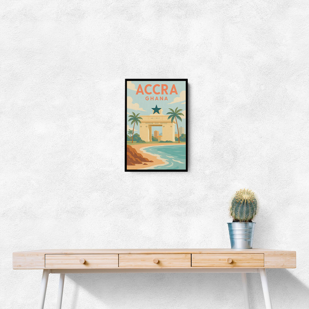 Accra Travel Poster 1 Accra Travel Poster 1