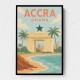 Accra Travel Poster 1 Accra Travel Poster 1