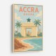 Accra Travel Poster 1 Accra Travel Poster 1