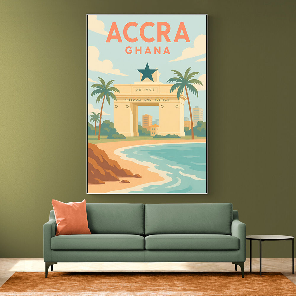 Accra Travel Poster 1 Accra Travel Poster 1