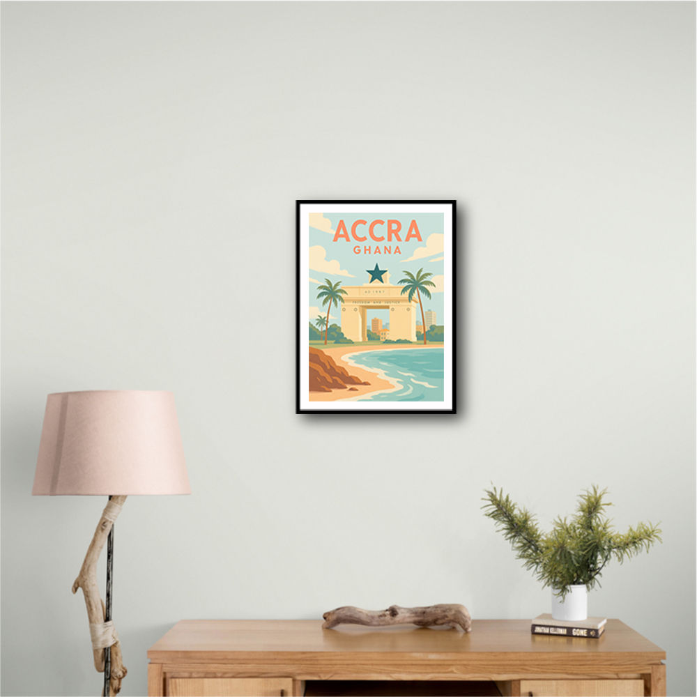 Accra Travel Poster 1 Accra Travel Poster 1