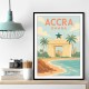 Accra Travel Poster 1 Accra Travel Poster 1