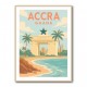 Accra Travel Poster 1 Accra Travel Poster 1
