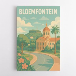 Bloemfontein Travel Poster 
