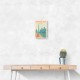 Business Bay Dubai Travel Poster Business Bay Dubai Travel Poster