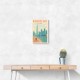 Business Bay Dubai Travel Poster Business Bay Dubai Travel Poster