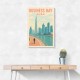 Business Bay Dubai Travel Poster Business Bay Dubai Travel Poster