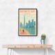 Business Bay Dubai Travel Poster Business Bay Dubai Travel Poster