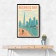 Business Bay Dubai Travel Poster Business Bay Dubai Travel Poster