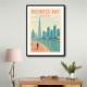 Business Bay Dubai Travel Poster Business Bay Dubai Travel Poster