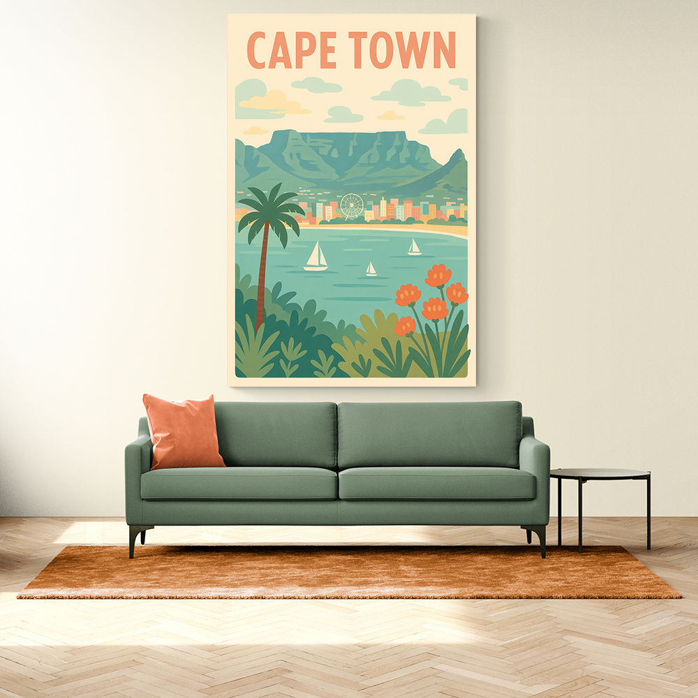 Cape Town Travel Poster Cape Town Travel Poster