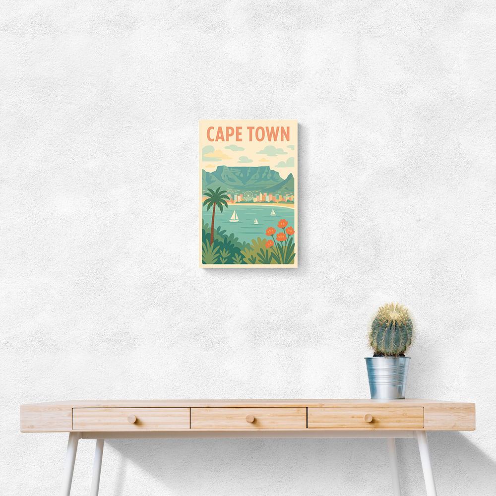 Cape Town Travel Poster Cape Town Travel Poster