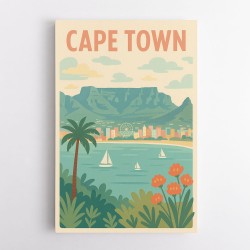 Cape Town Travel Poster