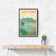 Cape Town Travel Poster Cape Town Travel Poster