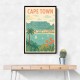 Cape Town Travel Poster Cape Town Travel Poster