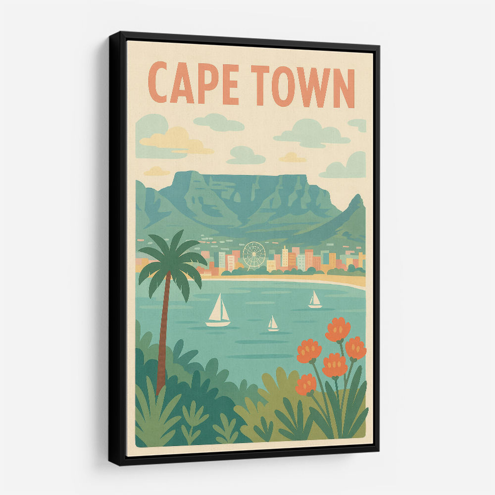 Cape Town Travel Poster Cape Town Travel Poster