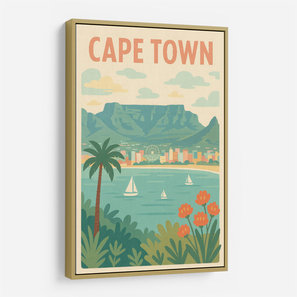 Cape Town Travel Poster Cape Town Travel Poster