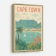 Cape Town Travel Poster Cape Town Travel Poster