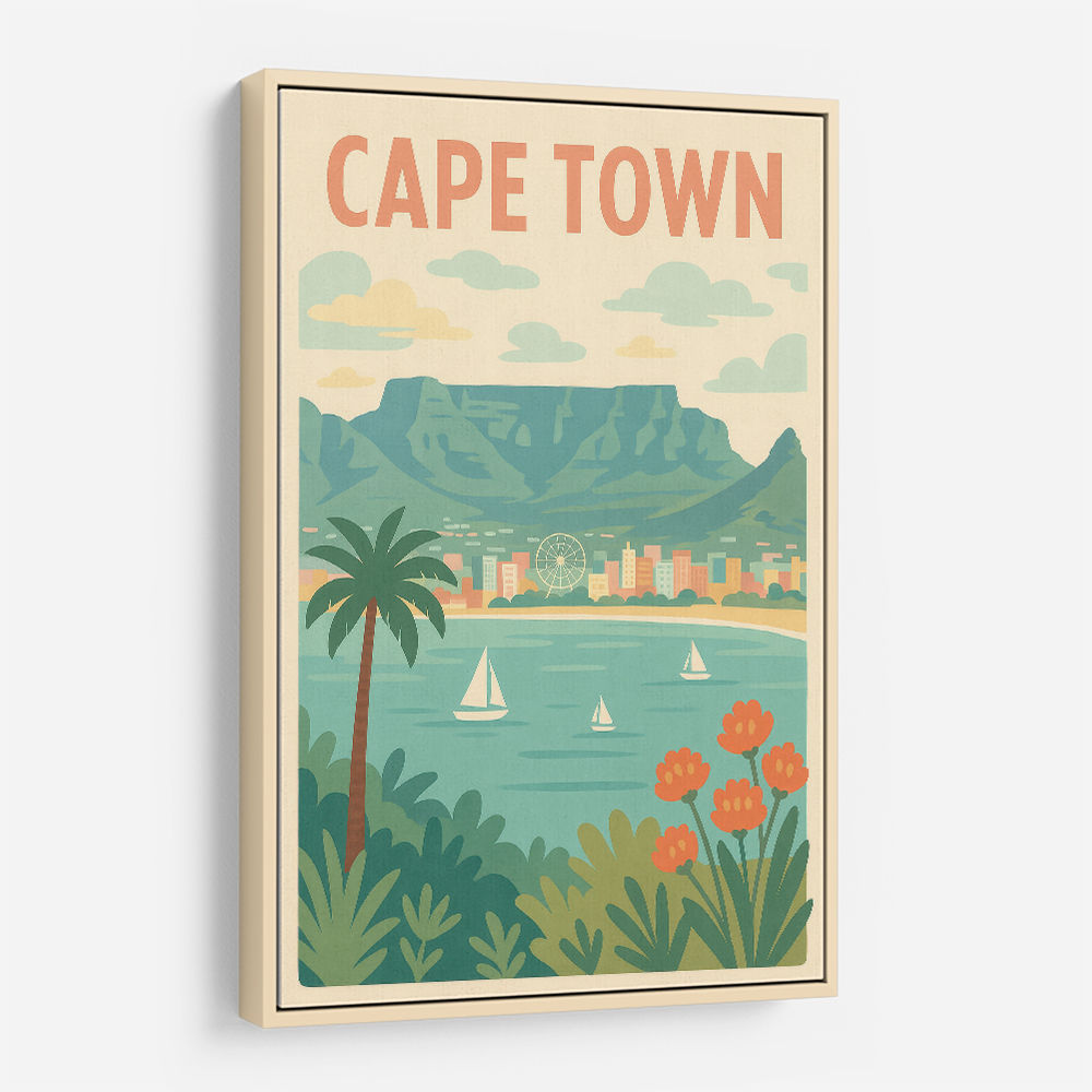 Cape Town Travel Poster Cape Town Travel Poster