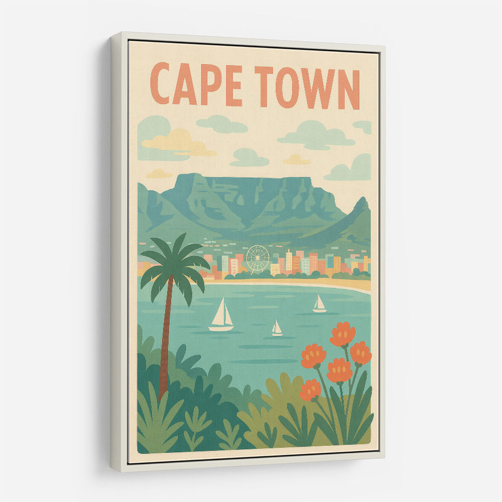 Cape Town Travel Poster Cape Town Travel Poster
