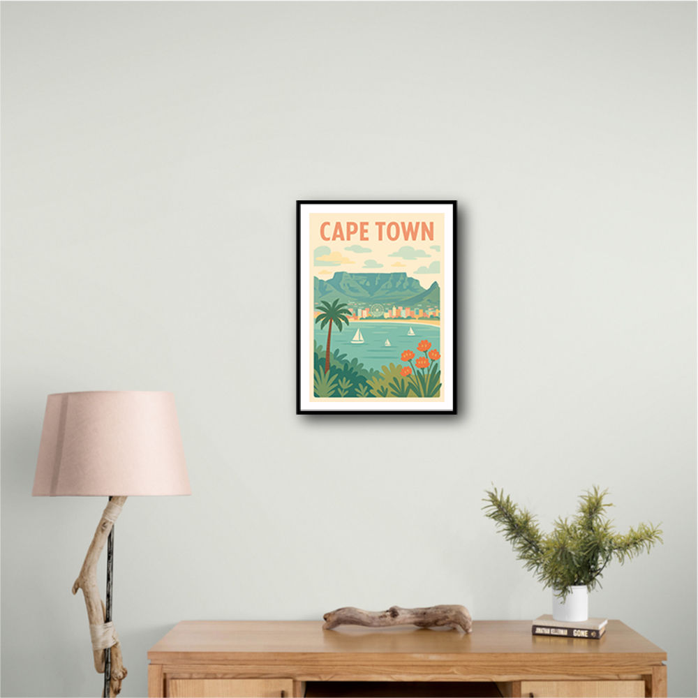 Cape Town Travel Poster Cape Town Travel Poster