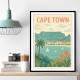 Cape Town Travel Poster Cape Town Travel Poster
