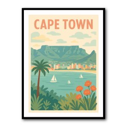 Cape Town Travel Poster