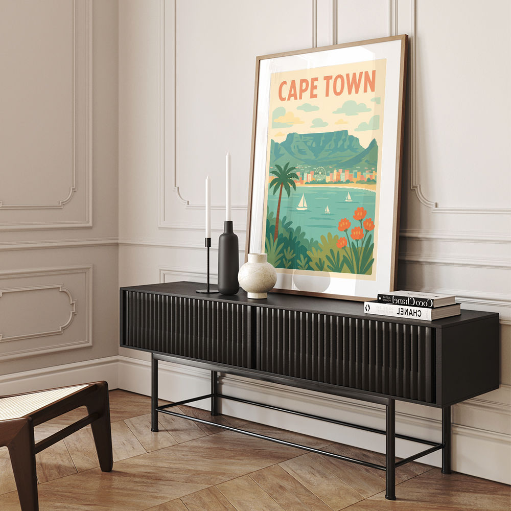 Cape Town Travel Poster Cape Town Travel Poster