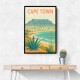 Cape Town Travel Poster 1