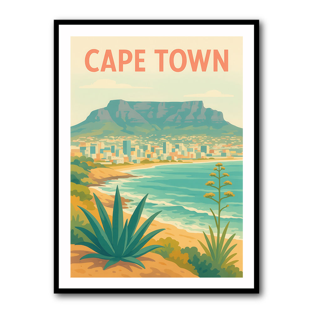Cape Town Travel Poster 1