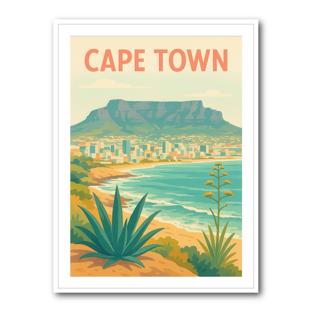 Cape Town Travel Poster 1