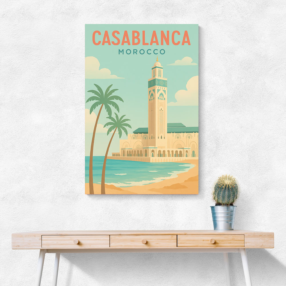 Casablanca Travel Poster Casablanca Travel Poster