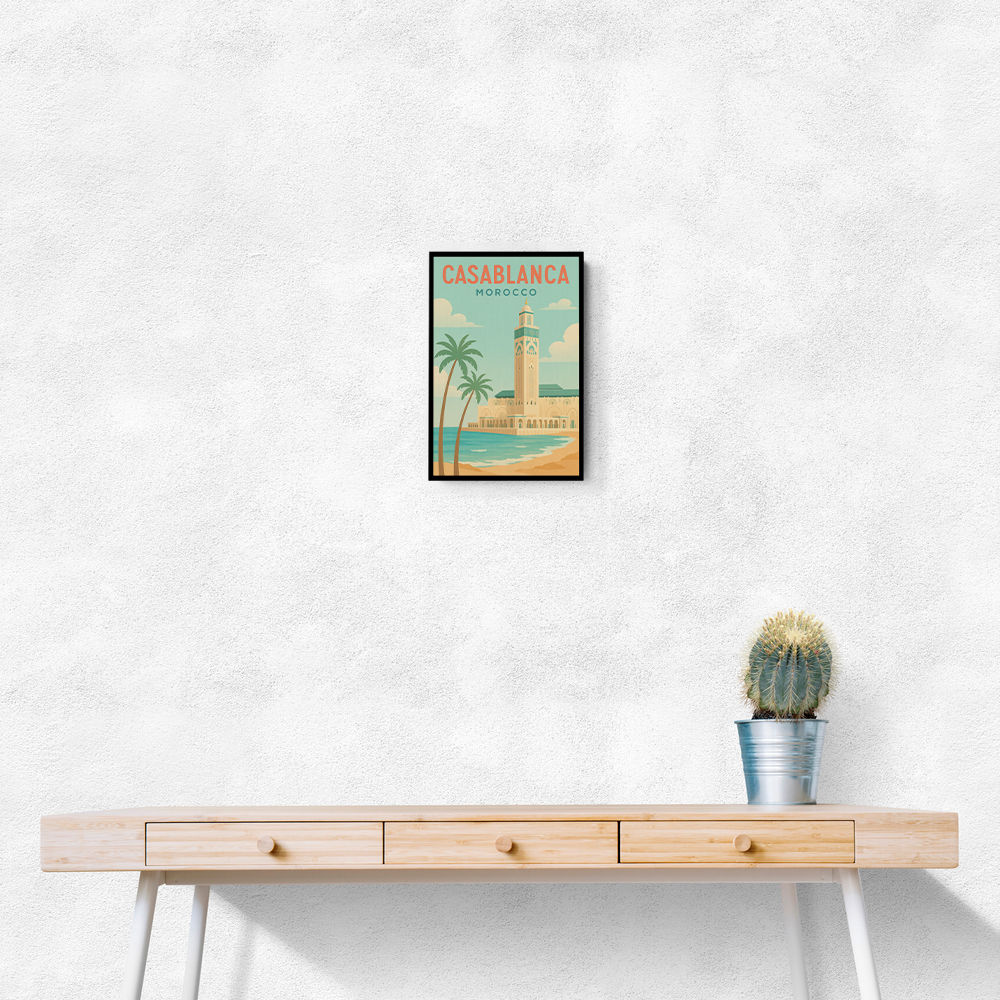 Casablanca Travel Poster Casablanca Travel Poster