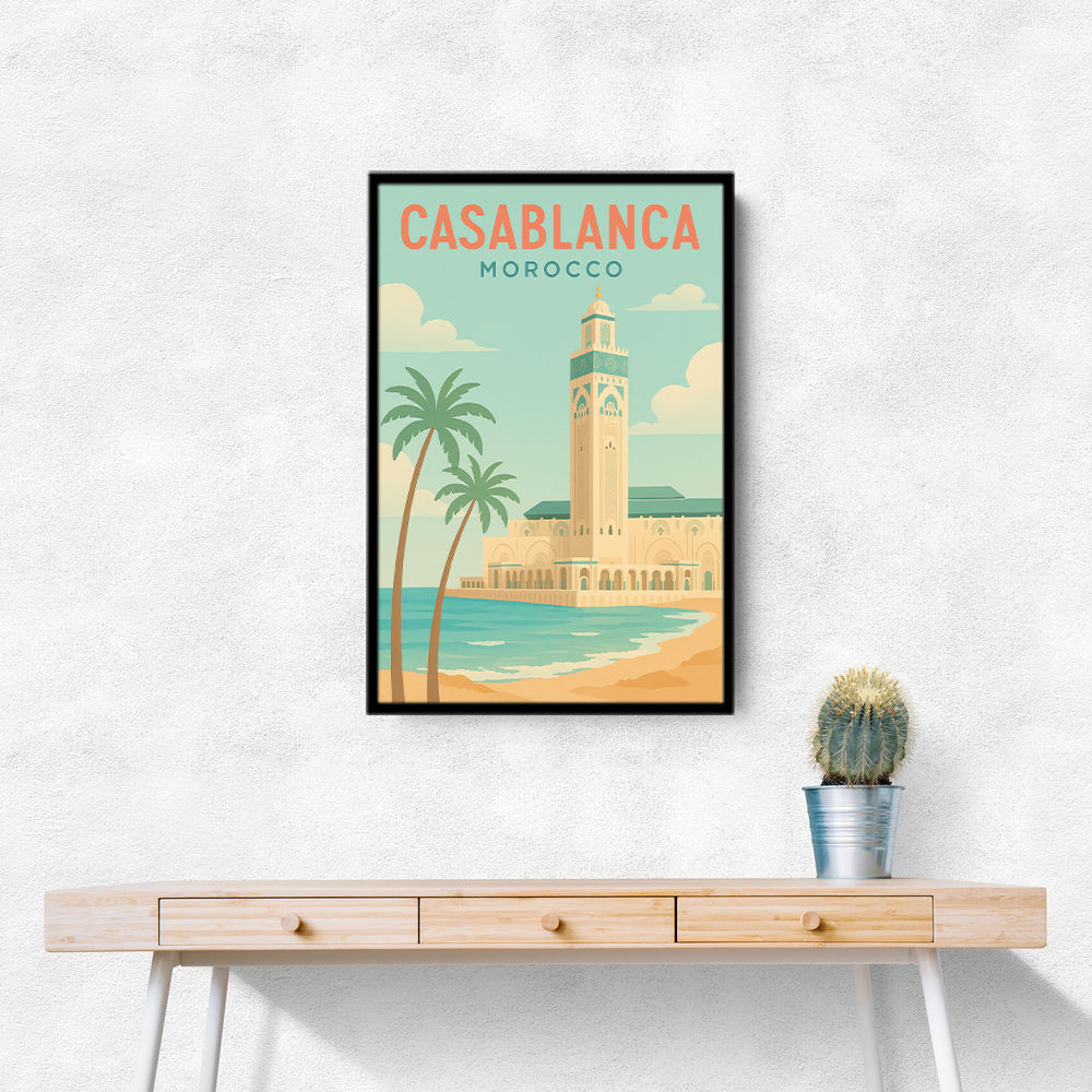 Casablanca Travel Poster Casablanca Travel Poster