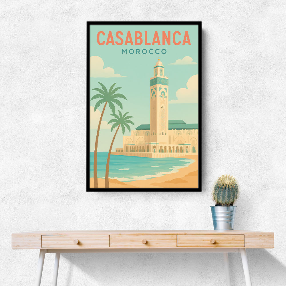 Casablanca Travel Poster Casablanca Travel Poster