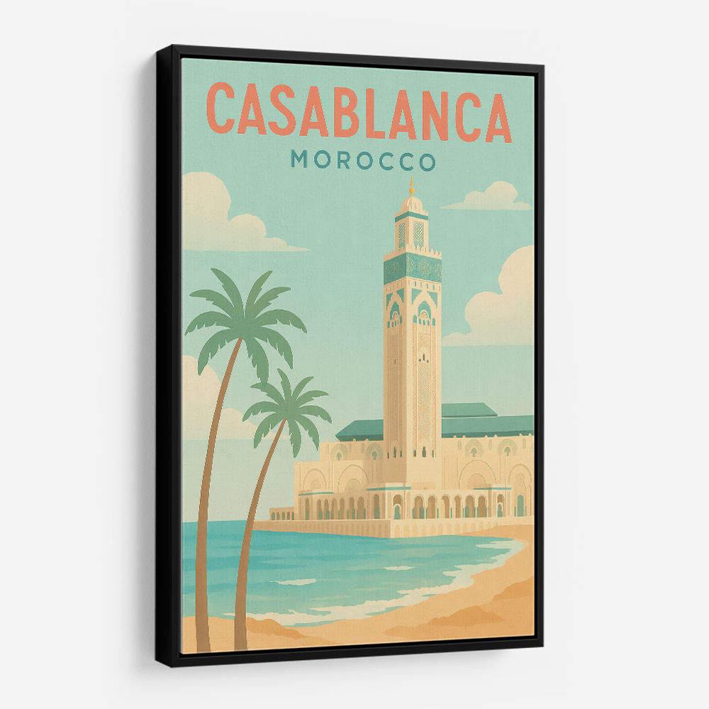 Casablanca Travel Poster Casablanca Travel Poster