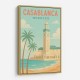 Casablanca Travel Poster Casablanca Travel Poster