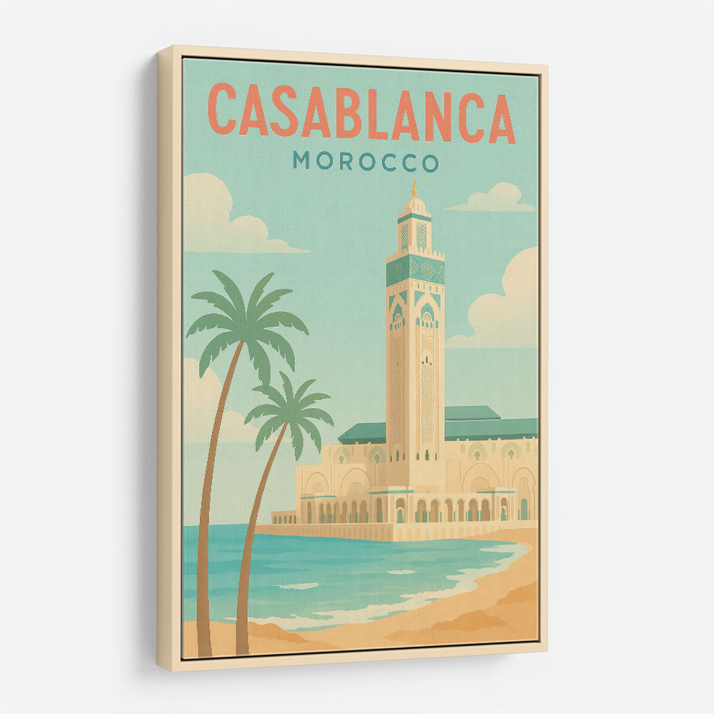 Casablanca Travel Poster Casablanca Travel Poster